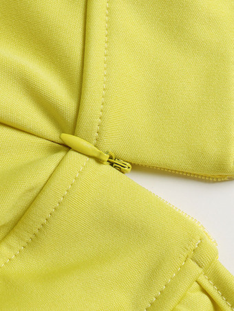 黒のジャンプスーツハイカラー長袖ボタン不規則なポリエステルフレア夏ワンピース衣装