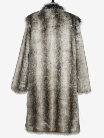 メンズコートオーバーサイズターンダウンカラーシックコーヒーブラウンモダン