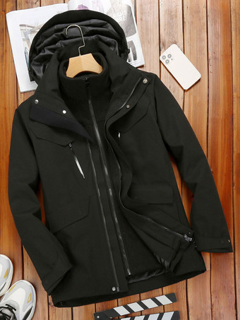 ブラック メンズ ジャケット コート メンズ ジャケット メンズ ジャケット シック カラーブロック ブラック ダークネイビー クール