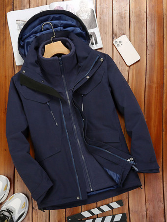 メンズ ジャケット コート メンズ ジャケット メンズ ジャケット シック カラーブロック ブラック ダークネイビー クール