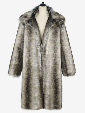 メンズコートオーバーサイズターンダウンカラーシックコーヒーブラウンモダン