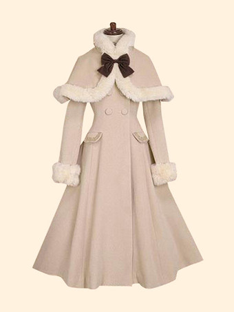 ロリータコート甘いオリーブバタフライオーバーコートマント ロリータアウター