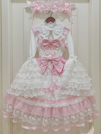 【期間限定】スイートロリータドレス ポリエステル ノースリーブ ジャンパー スイートロリータドレス
