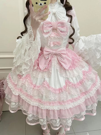 【期間限定】スイートロリータドレス ポリエステル ノースリーブ ジャンパー スイートロリータドレス