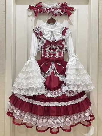 【期間限定】スイートロリータドレス ポリエステル ノースリーブ ジャンパー スイートロリータドレス