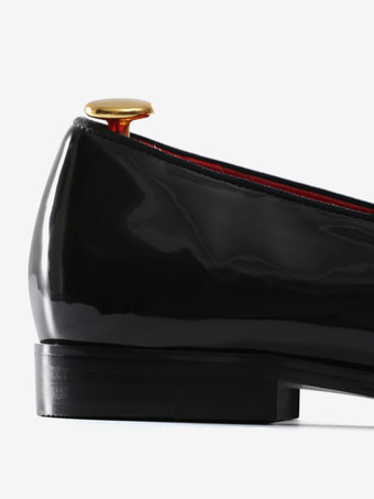 メンズ ベルギーローファー レザー スリッポン リボン ラウンドトゥ パテントペニーシューズ タキシード プロム パーティー ウェディングシューズ