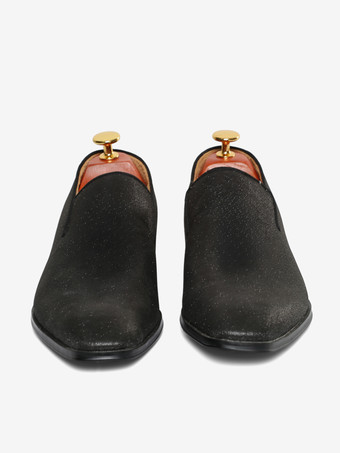 メンズ ローファー シューズ スエード ダークグリーン クリスタル ラインストーン スリッパ スリッポン プロム パーティー ウェディング シューズ