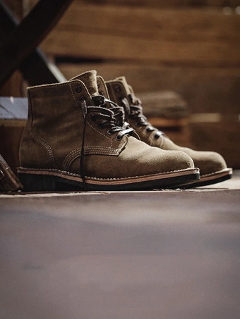 メンズ マティン ワーク ミドルカット エスケープ ダースト コンバットブーツ