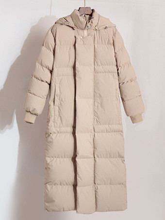 オーバーサイズ オーバーコート フード付き リブカフス 認定レディース アウター