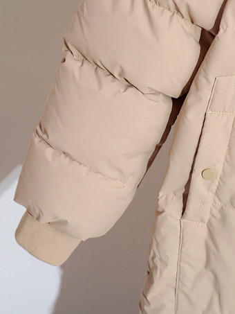 オーバーサイズ オーバーコート フード付き リブカフス 認定レディース アウター