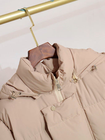 オーバーサイズ オーバーコート フード付き リブカフス 認定レディース アウター