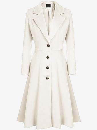 チェスターコート レッド 無地 毛織物 キャメル 折り襟 レディースファッション 長袖 プリーツ ポリエステル レディースアウター レディースコート