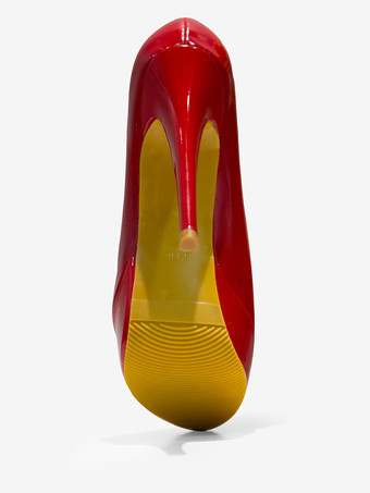 セクシーハイヒール ラウンドトゥ スティレットヒール PU 女性