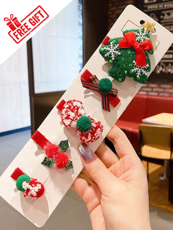 レッド スイートロリータアクセサリー 赤いリボン クリスマス柄 帽子 その他