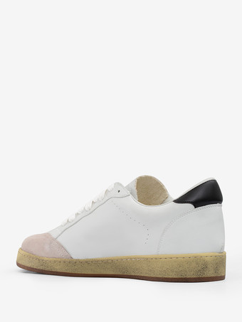 レディース ホワイト スニーカー レースアップ スケート スニーカー