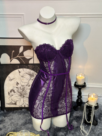 ベビードール ランジェリー ベビードール 女性用 ブラック ポリエステル セクシー