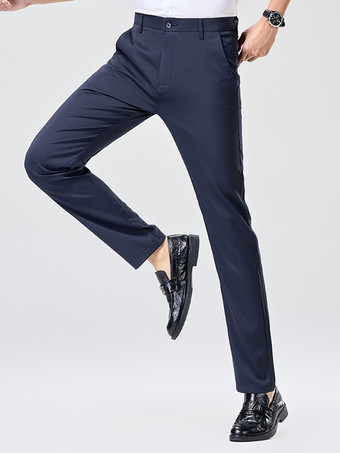 メンズカジュアルパンツ スリムフィット ストレート 春夏 メンズズボン