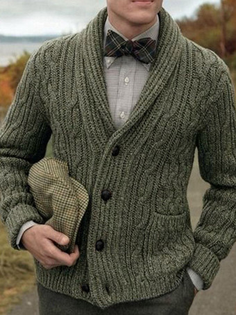 ハンターグリーン メンズ 衣類 メンズ カーディガン メンズ セーター メンズ カーディガン カジュアル 長袖 ハンター グリーン ハンター グリーン スタイリッシュ