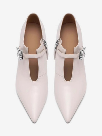 Black Ankle Boots Rhinestones Cut Out High Heel Party Boots For Women