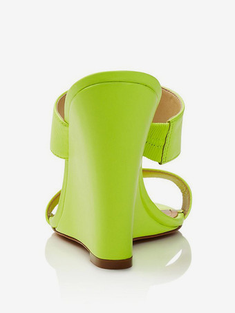 Damen Sandalen mit Keilabsatz und offener Zehenpartie Rose