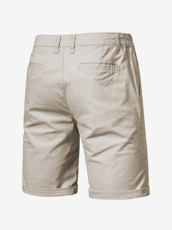 メンズ ショートパンツ 伸縮性ウエスト 夏用 軽量 カーゴ ショートパンツ