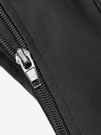 ブラックコルセット ストラップレス アンダーバスト ポリエステル バックバンデージ ビジター