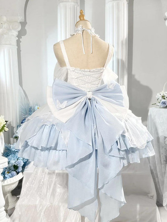 スイートロリータドレス バレエJSK 多層ポリエステル ノースリーブ スイートロリータドレス