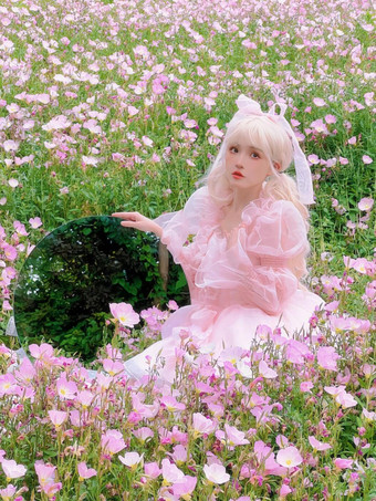 スウィートロリータドレスOP ノースリーブ スウィート姫ロリータドレス