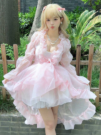 スウィートロリータドレスOP ノースリーブ スウィート姫ロリータドレス