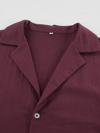 レディース向けツーピースコーデセット 長袖シャツとワイドレッグパンツ 春カジュアルコーデ 2025