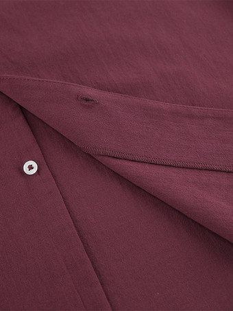 レディース向けツーピースコーデセット 長袖シャツとワイドレッグパンツ 春カジュアルコーデ 2025