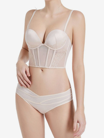 セクシーなランジェリー ヌード 2ピース ボーン 大人用 シック ブラとパンティ セット