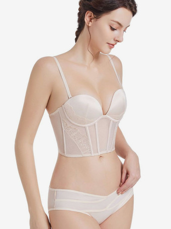 セクシーなランジェリー ヌード 2ピース ボーン 大人用 シック ブラとパンティ セット