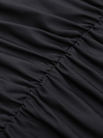 ブラック ホルターネック ドレス アシンメトリー メッシュ セクシー バックレス ボディコン ミニ クラブ ドレス 2026