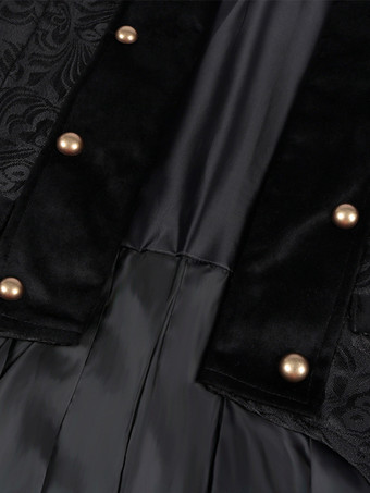 メンズ ヴィンテージ コスチューム 中世 レトロ ダブルブレスト ルネッサンス テールコート コスチューム