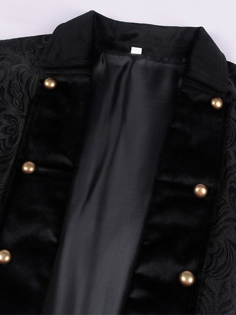 メンズ ヴィンテージ コスチューム 中世 レトロ ダブルブレスト ルネッサンス テールコート コスチューム