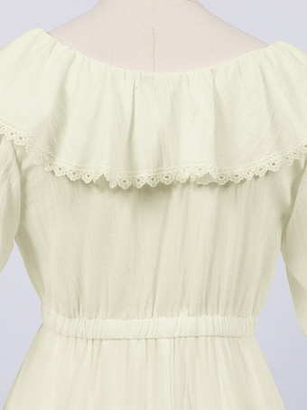 レディース レトロ 中世 コスチューム フリル ポリエステル マリー アントワネット コスチューム セット