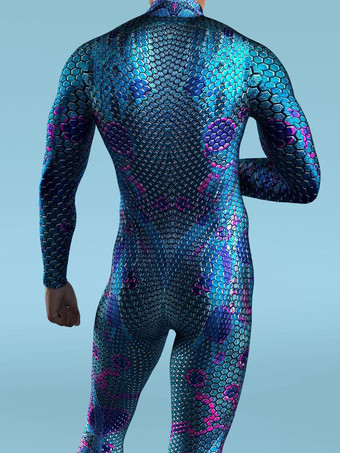 カモフラージ全身タイツ ハロウィン 大人用全身タイツ 動物ロボット 3Dプリント ライクラ スパンデックス セクシーコスチューム