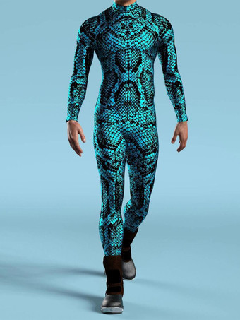 カモフラージ全身タイツ ハロウィン 大人用全身タイツ 動物ロボット 3Dプリント ライクラ スパンデックス セクシーコスチューム