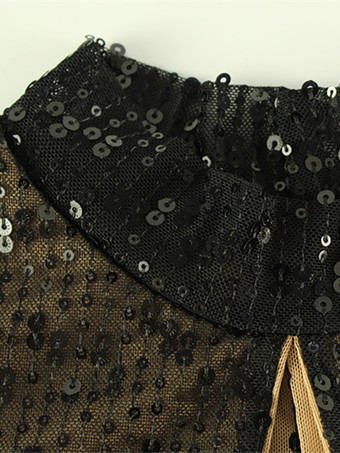 ブラック ボディコンドレス ハイネック カットアウト ウエスト ロングドレス レディース 2026