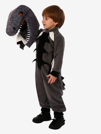 ハロウィン 子供用恐竜ハロウィンカーニバルコスチューム ディープグレーパジャマ