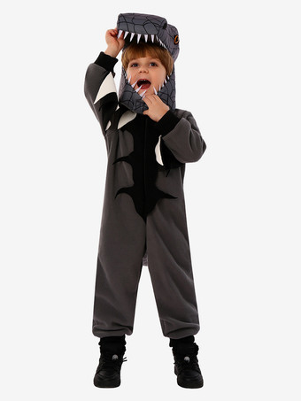 ハロウィン 子供用恐竜ハロウィンカーニバルコスチューム ディープグレーパジャマ