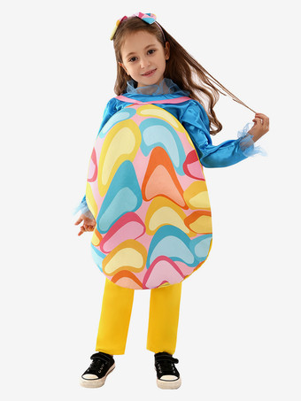 ライトスカイブルー子供用イースターエッグコスチューム ライトスカイブルーコスチュームセット