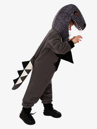 ハロウィン 子供用恐竜ハロウィンカーニバルコスチューム ディープグレーパジャマ