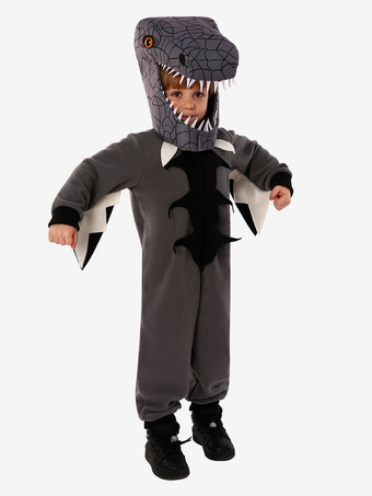 ハロウィン 子供用恐竜ハロウィンカーニバルコスチューム ディープグレーパジャマ