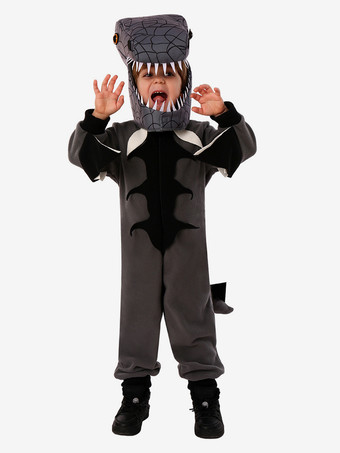 ハロウィン 子供用恐竜ハロウィンカーニバルコスチューム ディープグレーパジャマ