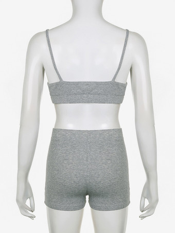 レディース フード付きジャケット、ノースリーブタンクトップ、ショートパンツ 3点セット 春カジュアルコーデ 2025