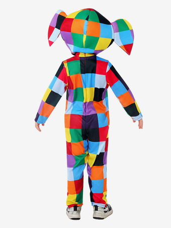 子供用象コスチューム ハロウィン カービナルコスチューム ジャンプスーツとフードセット