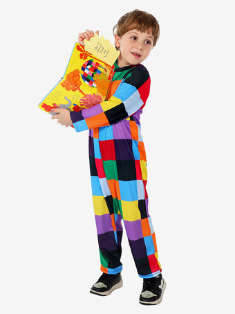 子供用象コスチューム ハロウィン カービナルコスチューム ジャンプスーツとフードセット