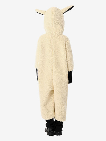 子供用羊着ぐるみワンジーパジャマ動物ポリエステルジャンプスーツ